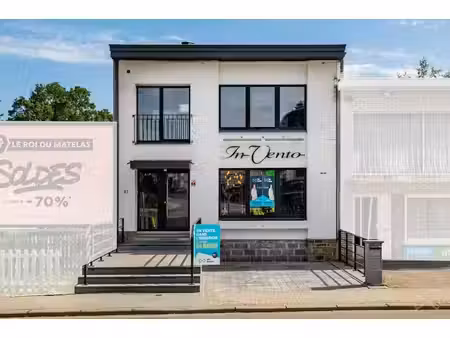 heusy - maison de commerce : commerce + appartement