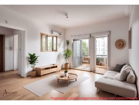 exclusivité lyon 5 - charmant t3 de 56m2 avec balcon