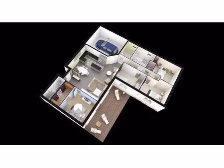 terrain avec maison neuve à vendre