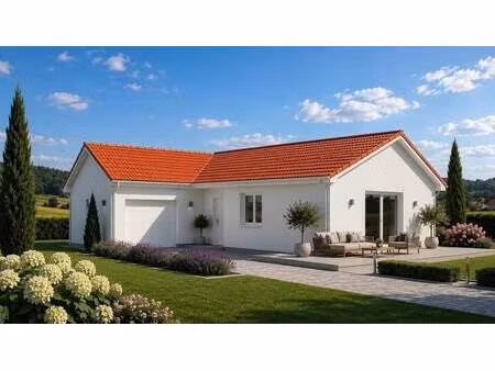 terrain avec maison neuve à vendre