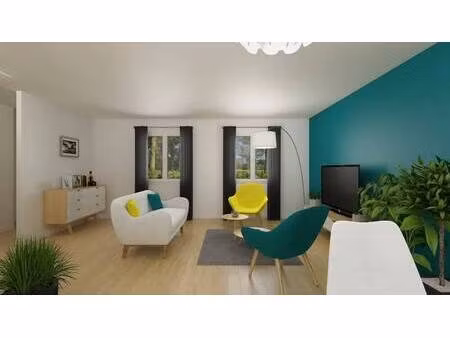 terrain avec maison neuve à vendre