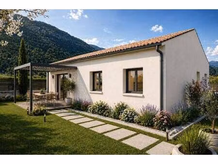 terrain avec maison neuve à vendre