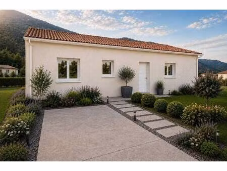 terrain avec maison neuve à vendre
