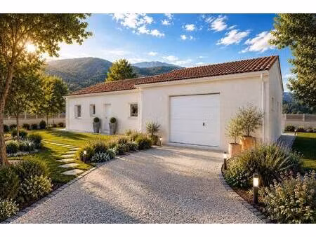terrain avec maison neuve à vendre