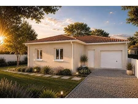 terrain avec maison neuve à vendre