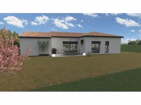 terrain avec maison neuve à vendre