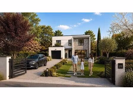 terrain avec maison neuve à vendre