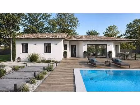terrain avec maison neuve à vendre