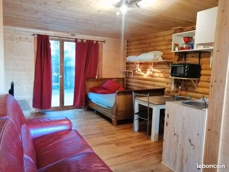 studio 27m² +jardin