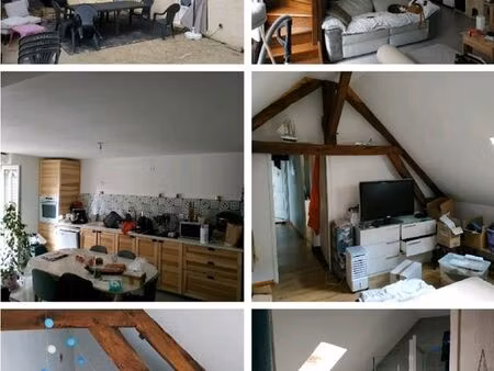 maison centre ville 77m2 t3 + cour privée