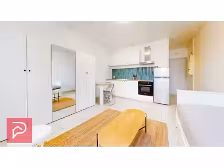 studio meublé - plain pied - beaumont le roger 25 m2