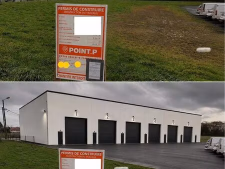 magnifique terrain constructible en zone d’activité