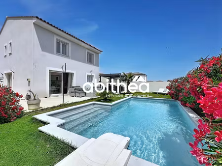 villa 3 faces - 131 m2 - 4 chambres dont 1 au rdc - jardin p