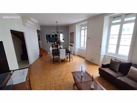 t.4 duplex hypercentre meublé 120m²