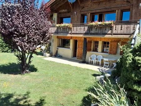 appartement de 55m2 dans chalet privatif secteur rochebrune megeve