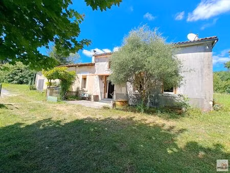 maison charentaise 124 m² - grange attenante - terrain 5 348 m²