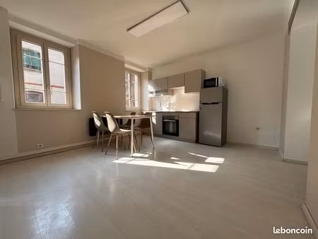 location appartement t2 avec terrasse de 26 m² en plein centre de lisle-sur-tarn