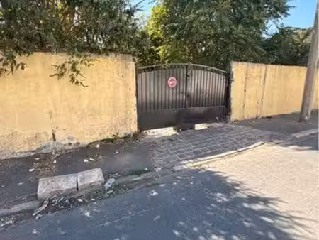 terrain de 600 m2 à gennevilliers/asnieres