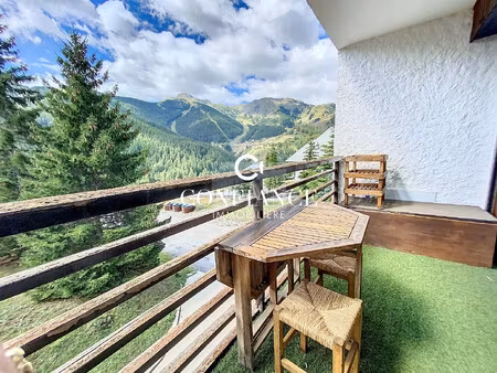 (06660) auron grand 3 pieces terrasse vue panoramique parking