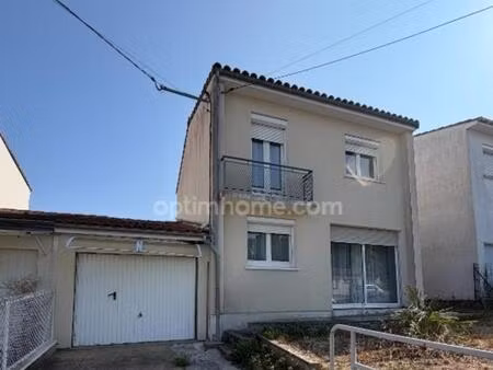 soyaux. maison mitoyenne de 102 m² avec garage et jardin