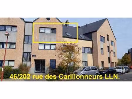 appartement 2ch avec garage. à louvain la neuve