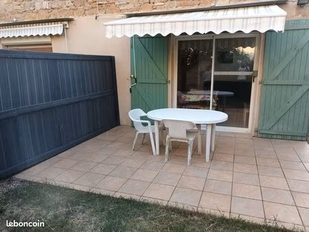 appartement meublé 20m² chambre séparée  pac  terrasse  parking