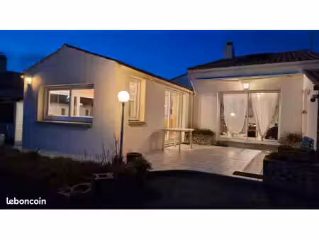 maison familiale vie de plain-pied - plein sud - sans vis à vie - a 3 kms du centre de sai