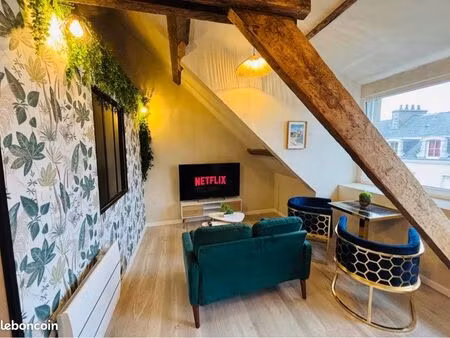 ? appartement meublé tout confort 45m2 | fibre incluse | commerces à 1 min à pied