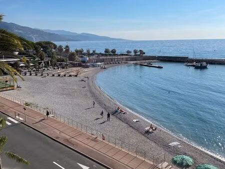 vend appartement bord de mer roquebrune cap martin 06190