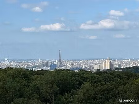 loue appartement t3 66 32m² - 2 ch vue panoramique sur paris  à meudon-la-forêt (92)