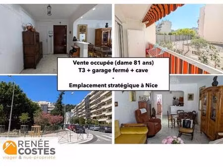 vente en nue propriété - f81 ans - nice (06100)