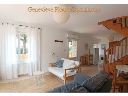 coup de coeur assuré à camors ! belle maison en pierre rénovée de 67 m2 sur un jardin clos