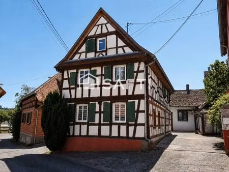 authentique maison alsacienne  alliant confort et caractère.