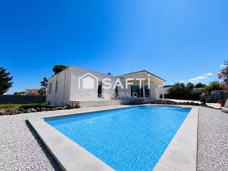 villa t4 grau d'agde sur terrain 803m2