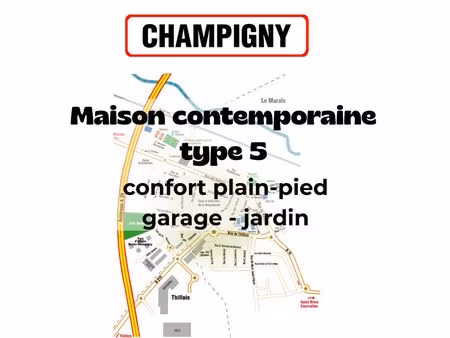 maison à champigny (51370)