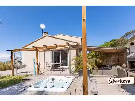 vinassan : charmante maison de 135m² sans vis à vis avec terrain/jacuzzi et garage