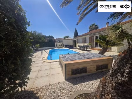 maison plain pied avec piscine
