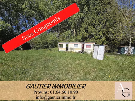vente terrain 1600 m² à villiers-sur-seine (77114)  29 500 €
