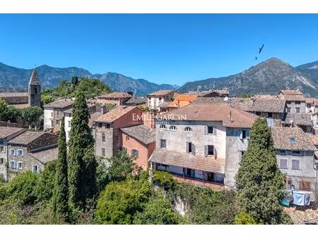 a vendre - la tour sur tinée - vaste maison de maître - vue panoramique