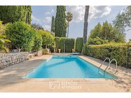 villa art-déco florentine des années 1950 à grasse  quartier rothschild