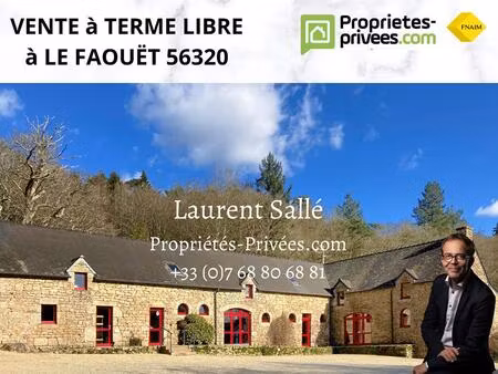 ensemble de bâtisses en pierre: vente a terme libre