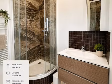 location meublée appartement 1 pièce 9.9 m² à paris 16ème (75016)  650 €