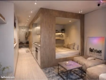 studio meublé 16 m² entièrement rénové – centre-ville saint-girons