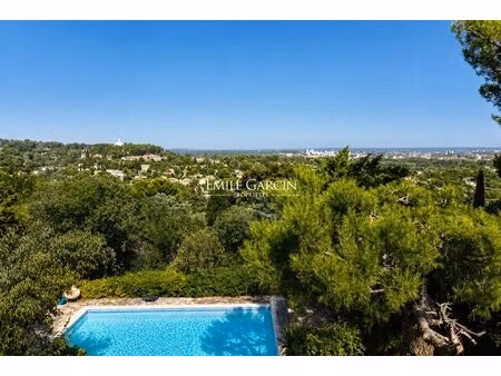 a vendre - les angles - maison d'architecte jacques guichard des années 60 - vue palais...