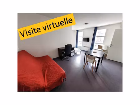 location meublée appartement 1 pièce 28 m² à amiens (80000)  473 €