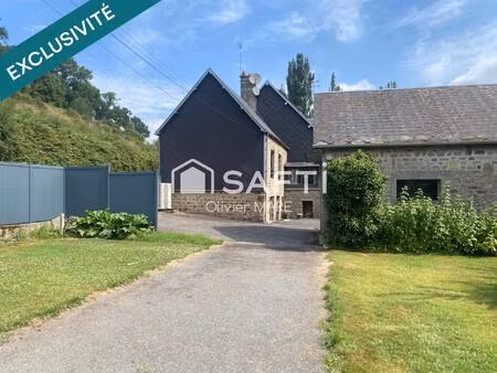 maison en pierre  117 m²  3 chs  terrain 893 m²  tinchebray bocage