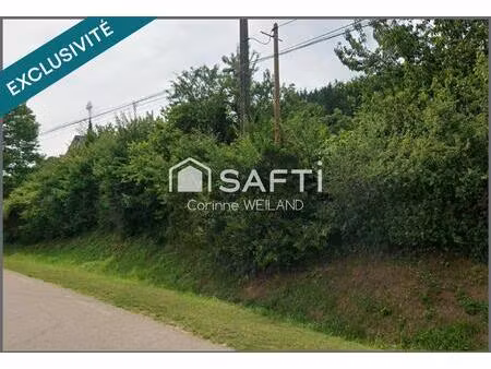 terrain à bâtir de 710 m² à hallering – cadre verdoyant entre metz et saint-avold - façade