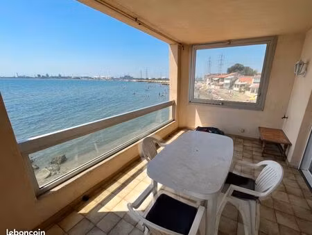 50 m2  front de mer  location jusqu'à juin27