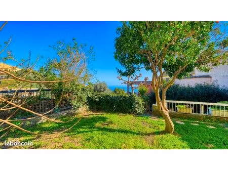 appart vue mer + jardin – pietranera – location flexible dès 15 jours