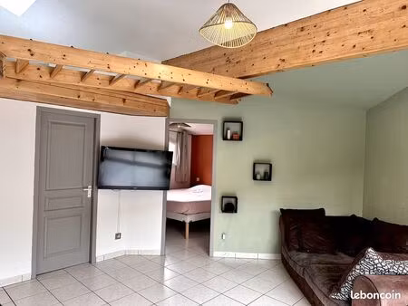 duplex cosy  mezzanine  terrasse et parking bail etudiant
